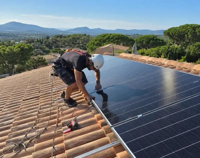 Installateur panneaux solaires Guidel — pose photovoltaïque sur toiture