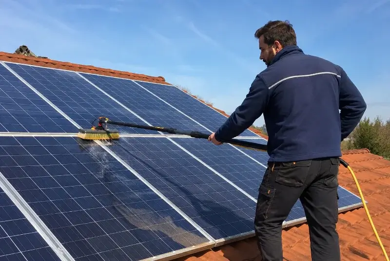 Nettoyage et entretien de panneaux solaires à Guidel