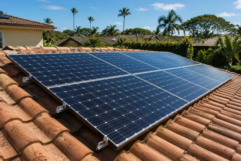Installation de panneaux solaires à Guidel